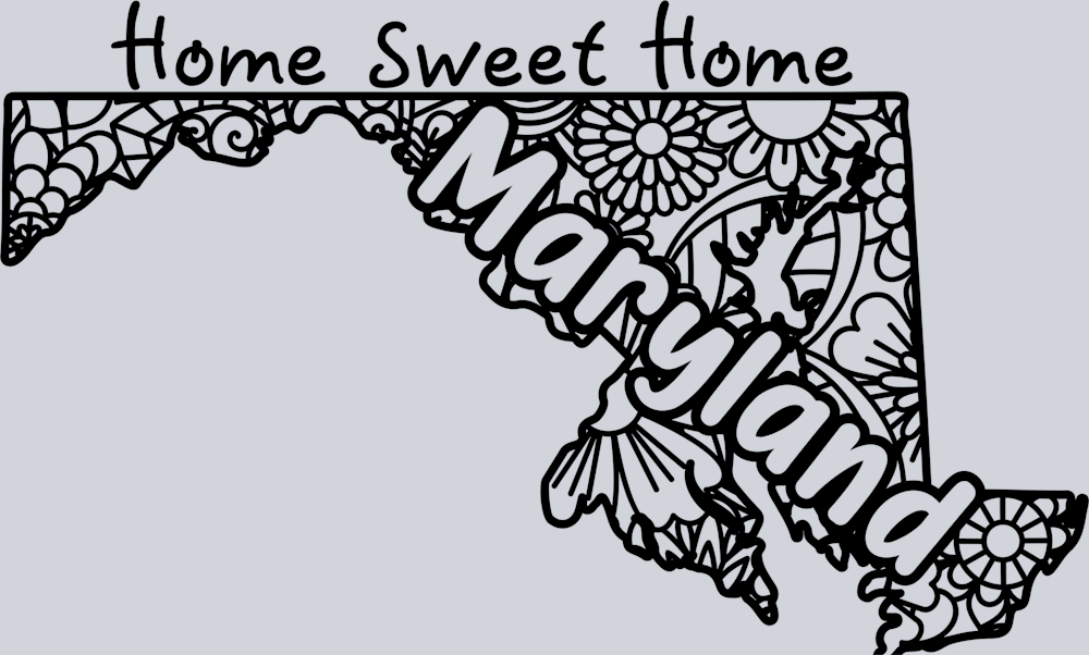DTF Transfer Maryland - Home Sweet Home