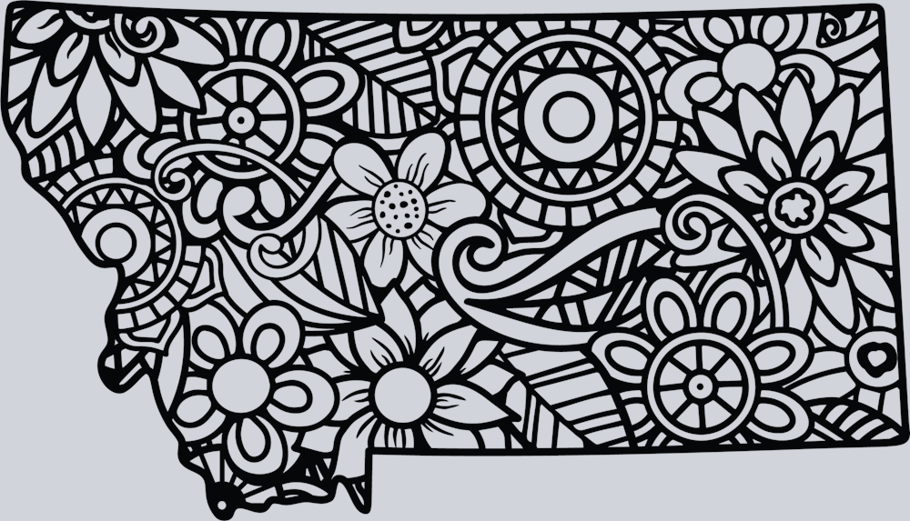 DTF Transfer Montana - Mandala