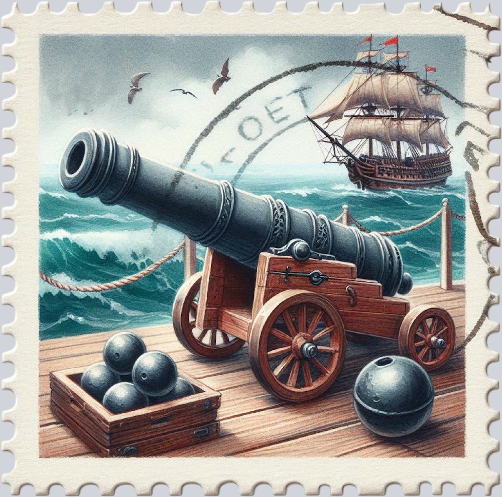DTF Transfer High Seas - Postage Canon