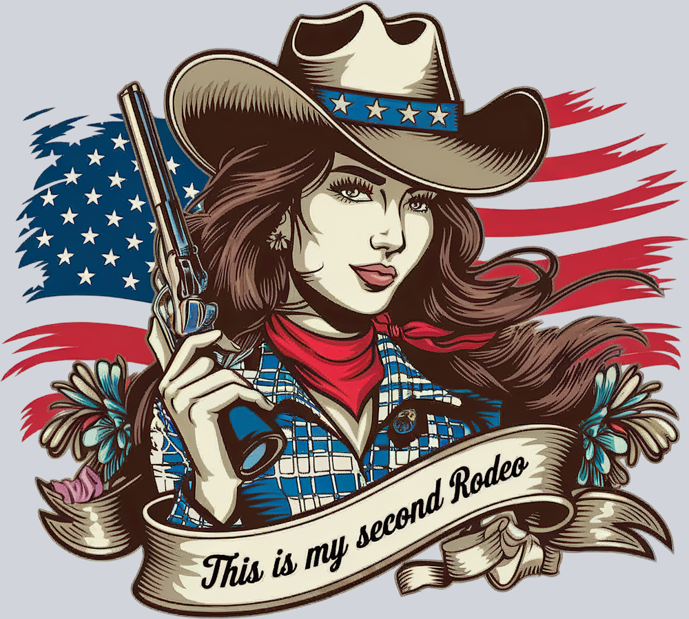 DTF Transfer Western - This is my second Rodeo