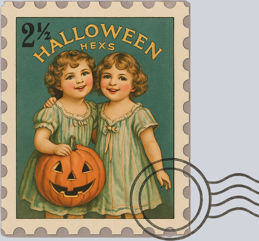 DTF Transfer Halloween - Postage Stamps 7