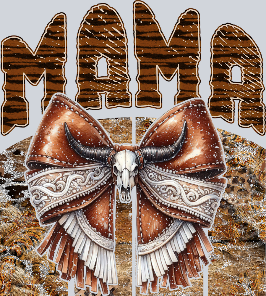 DTF Transfer Western - Mama Bow
