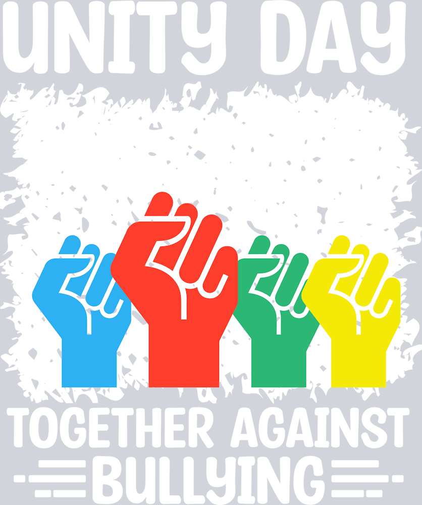 DTF Transfer Anti Bullying - Unity Day Together Against Bullying
