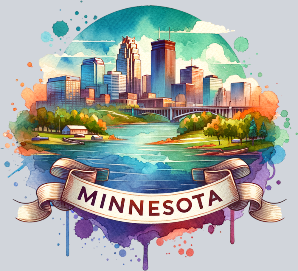 DTF Transfer Minnesota - Circle
