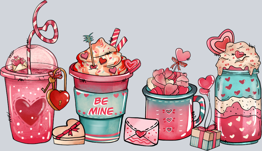 DTF Transfer Valentines - Be Mine