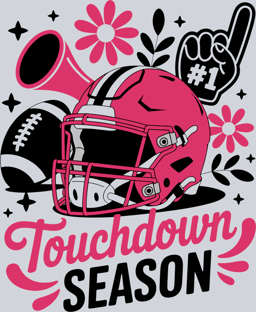 DTF Transfer Football - Touchdown Season #1