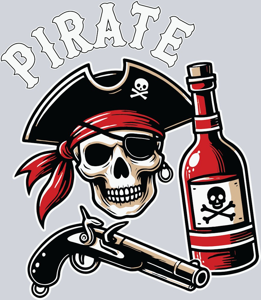 DTF Transfer High Seas - Pirate