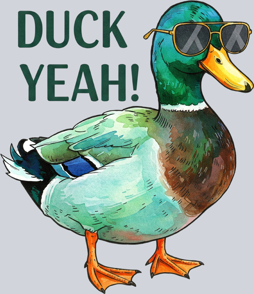 DTF Transfer Fowl - Duck Yeah