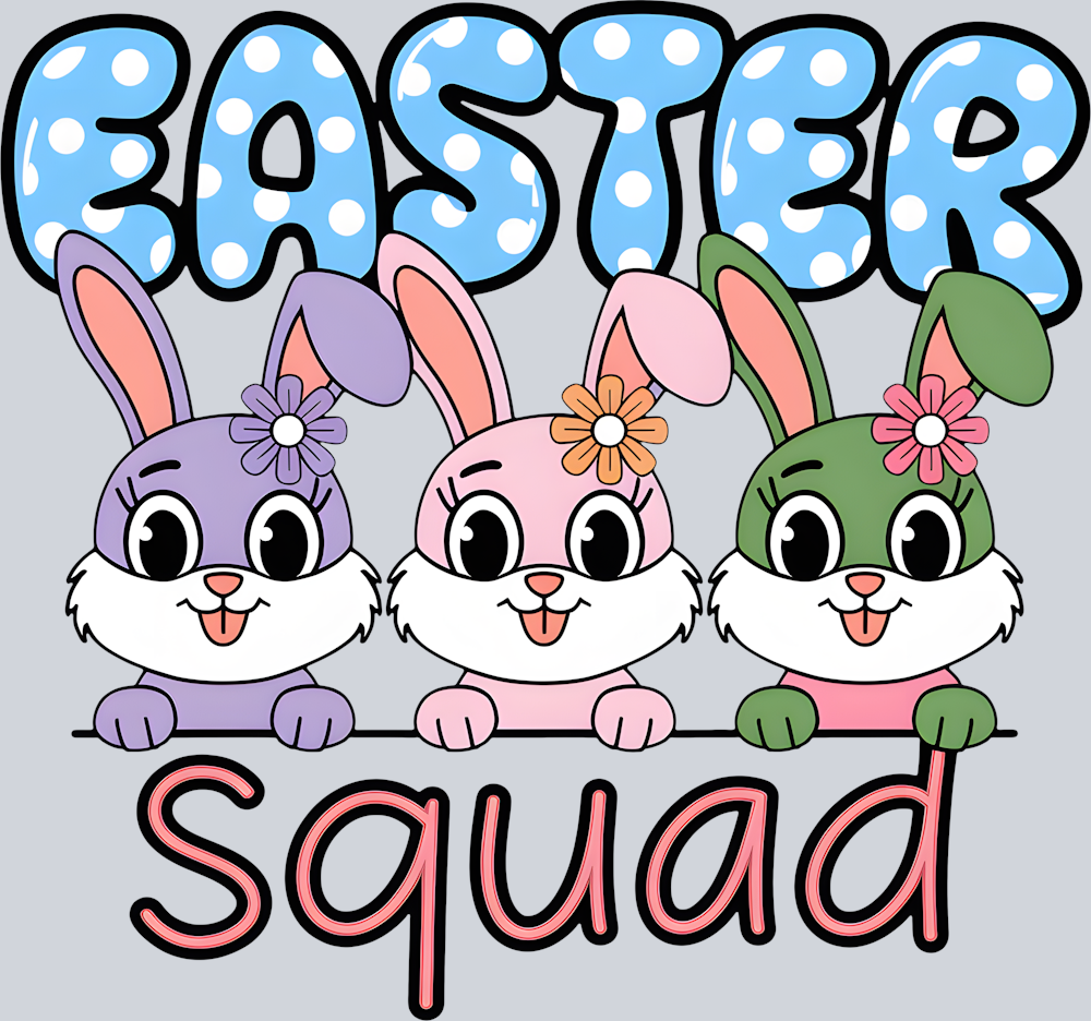 DTF Transfer Easter - Easter Squad