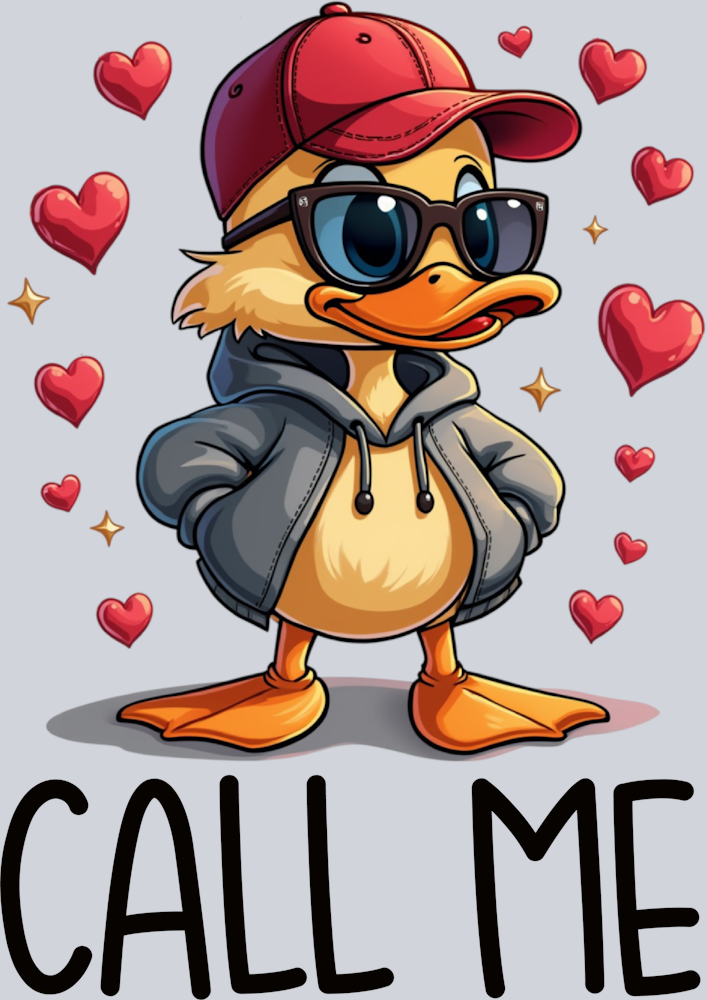 DTF Transfer Fowl - Call Me