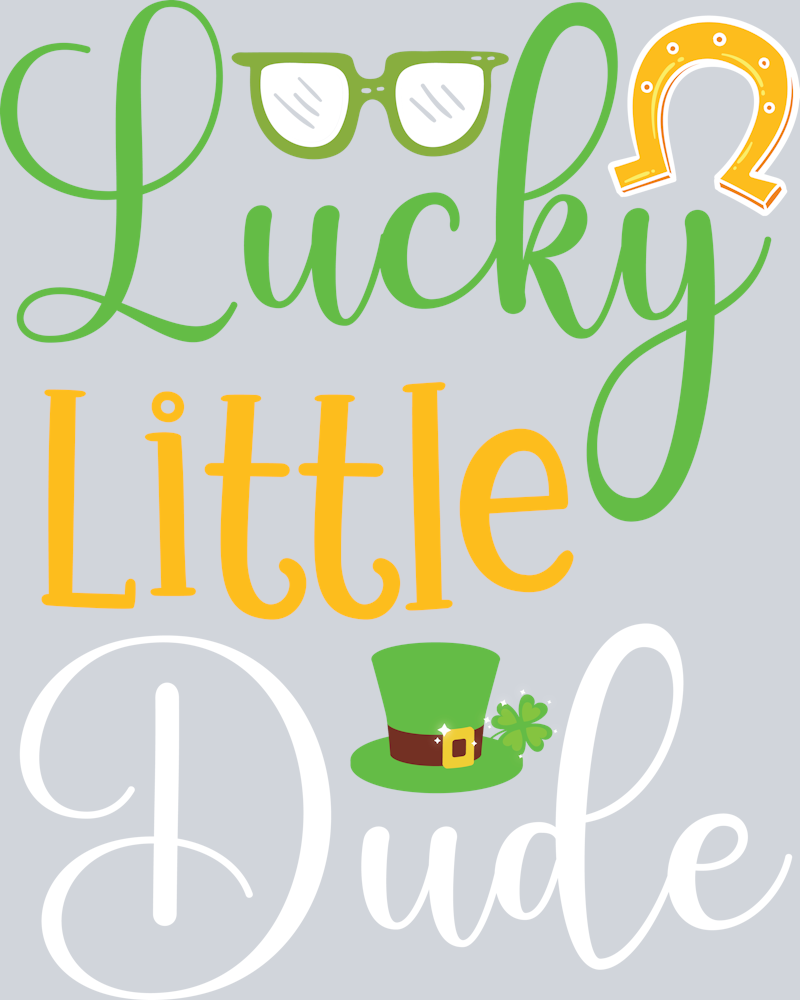 DTF Transfer St. Patrick's Day - Lucky Little Dude
