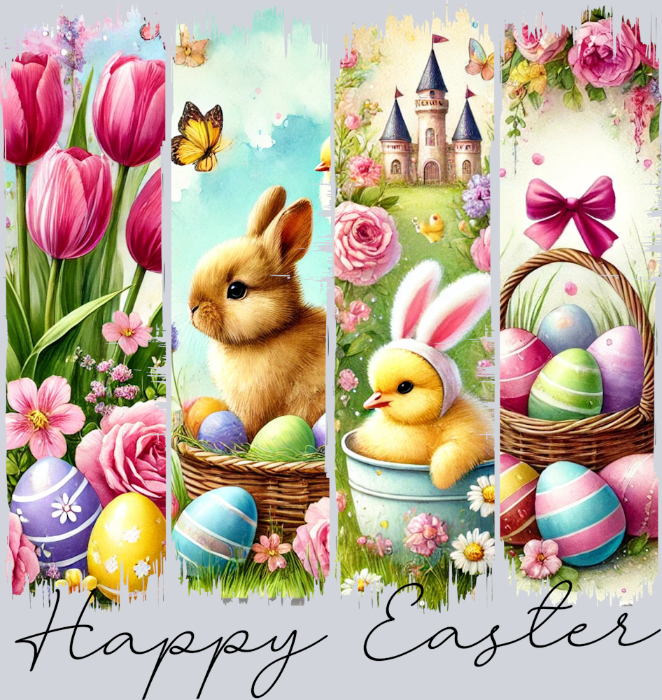 DTF Transfer Easter - Happy Easter