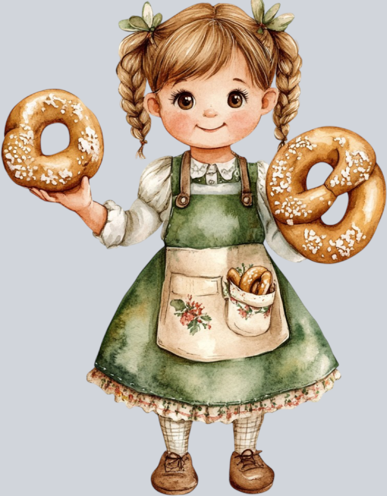 DTF Transfer Oktoberfest - Pretzel Girl