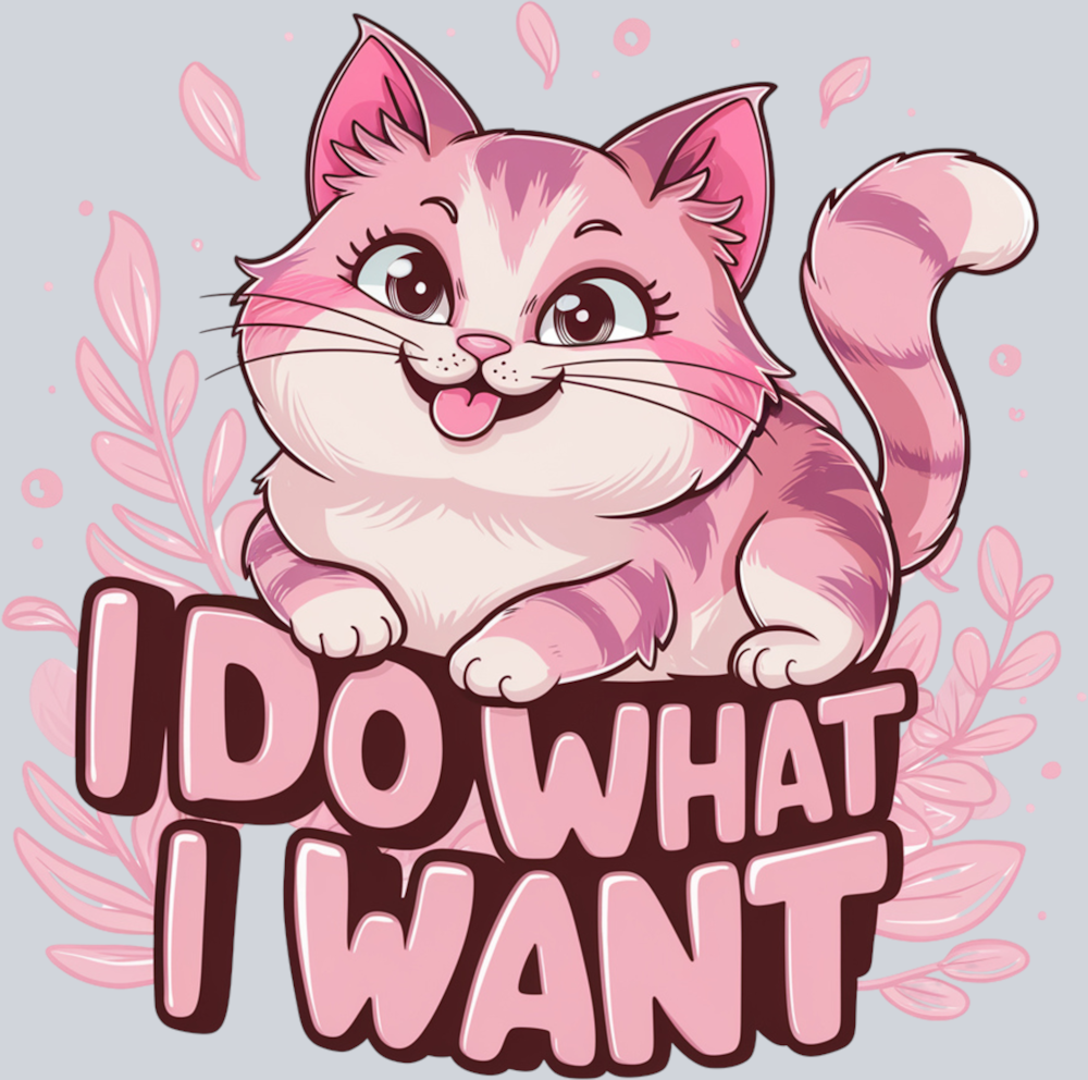 DTF Transfer Cats - I Do What I Want