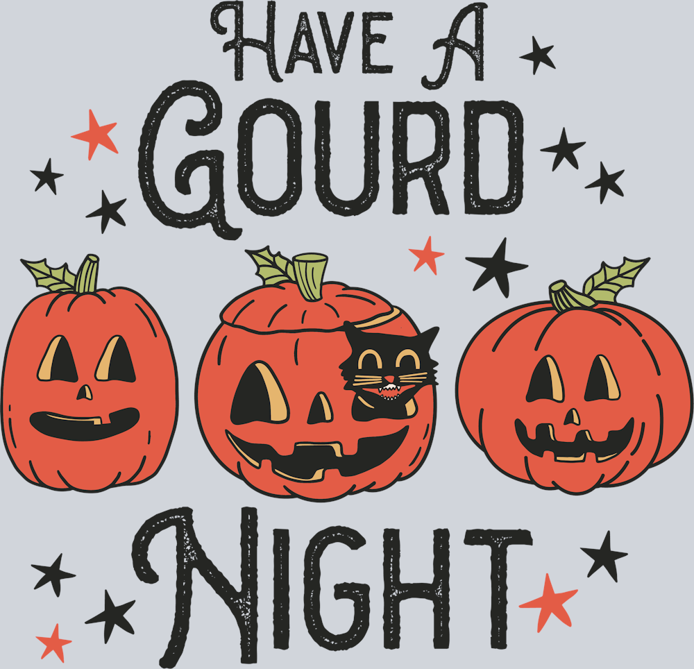DTF Transfer Halloween - Have a Gourd Night