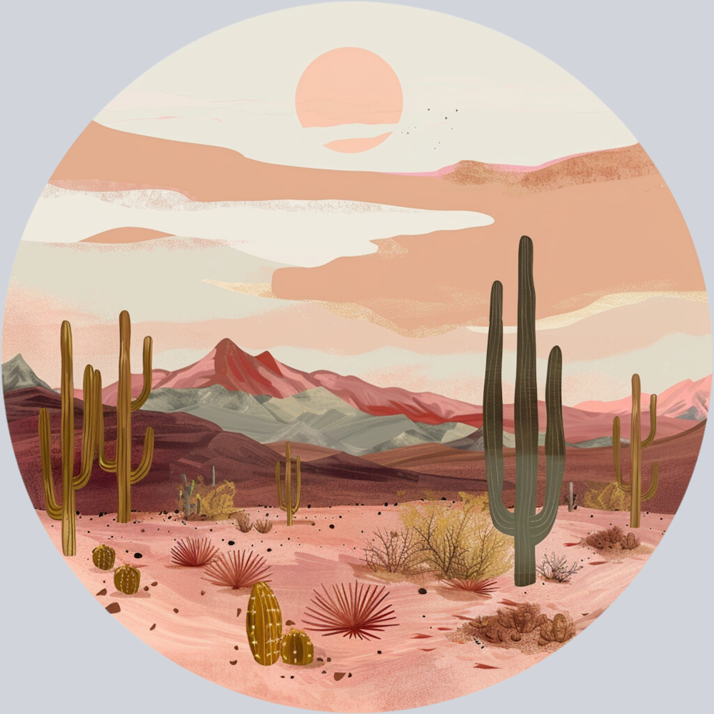 DTF Transfer Western - Painted Desert