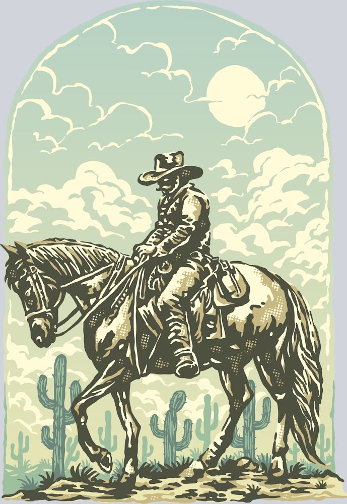 DTF Transfer Western - Across the Desert