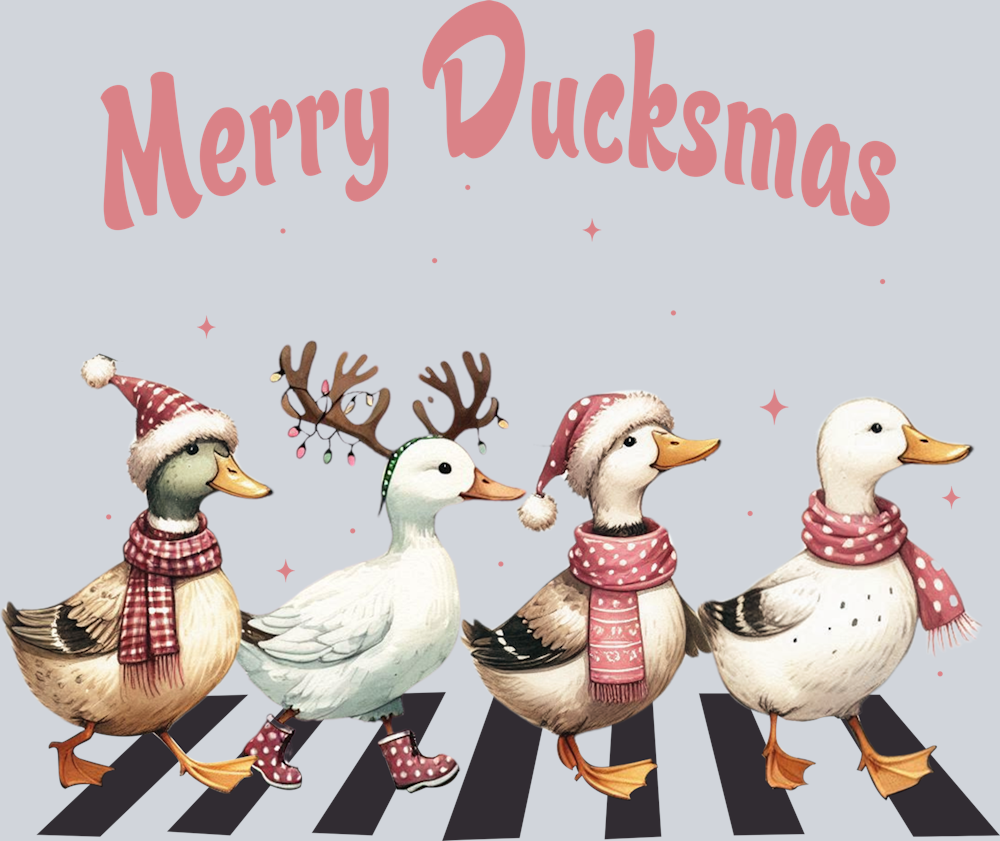 DTF Transfer Christmas - Merry Ducksmas