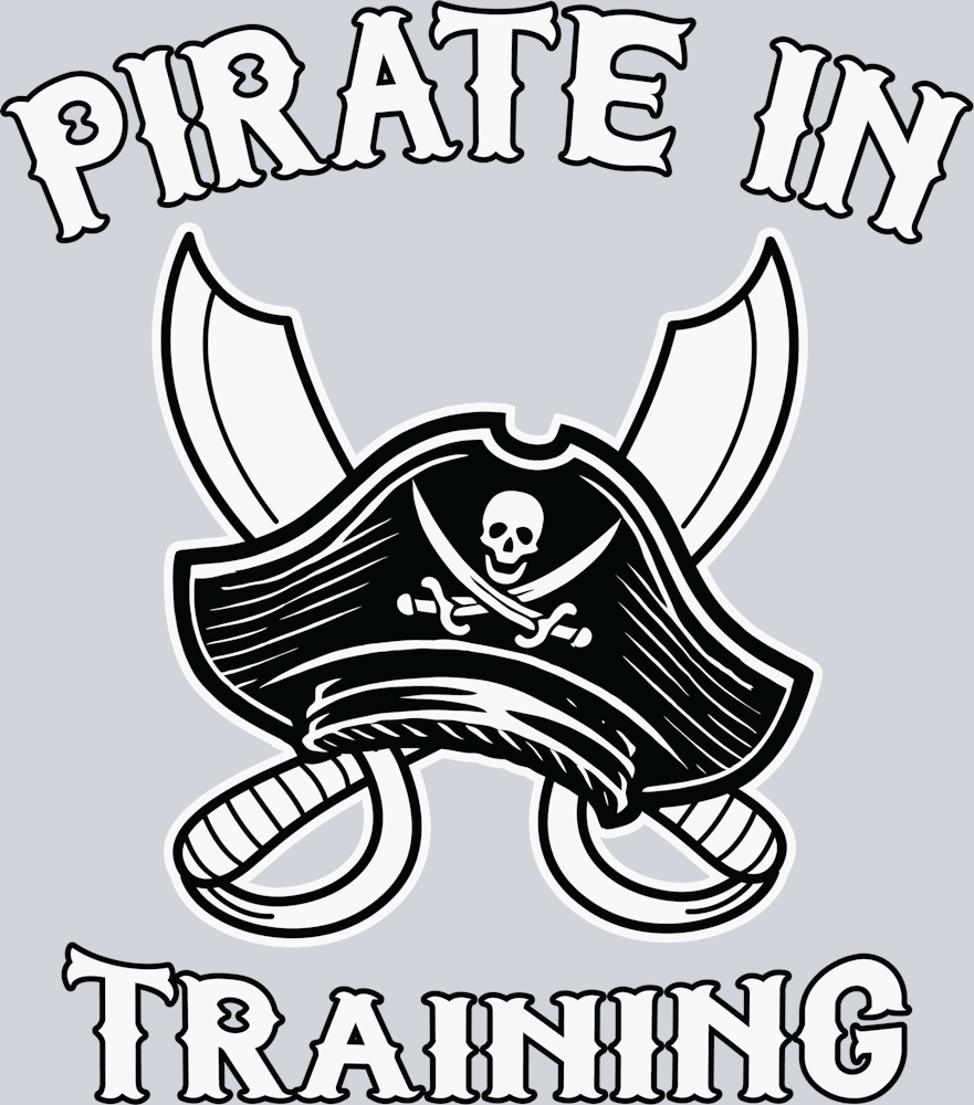 DTF Transfer High Seas - Pirate in Training