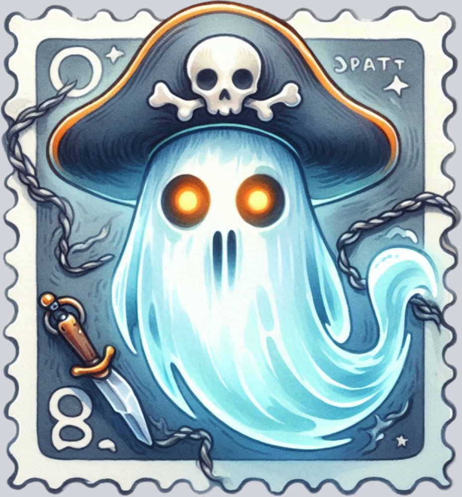 DTF Transfer High Seas - Postage Ghost