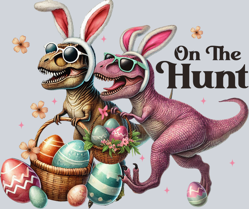 DTF Transfer Easter - On the Hunt 2