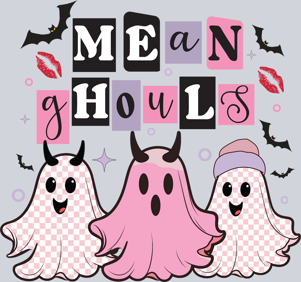 DTF Transfer Halloween - Mean Ghouls