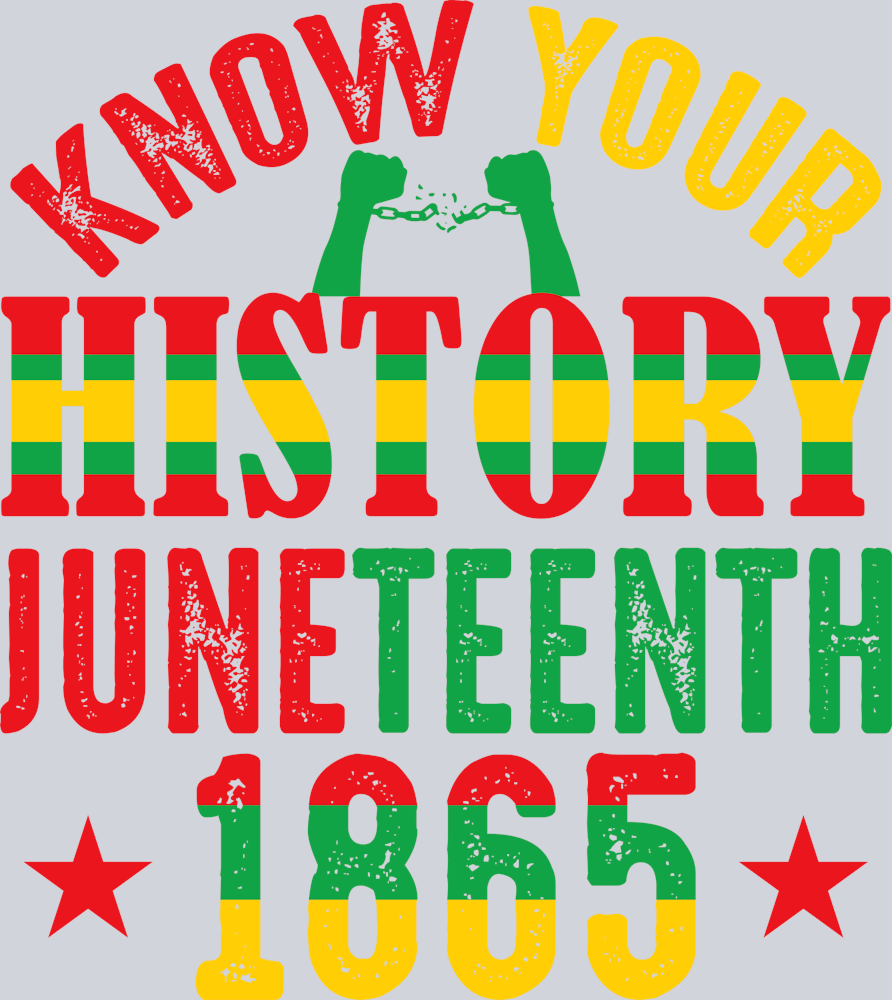 DTF Transfer Black History Month - Know your History