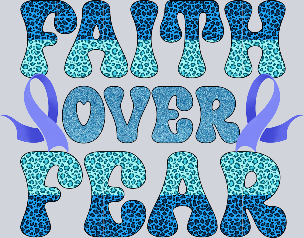 DTF Transfer Diabetes - Faith Over Fear