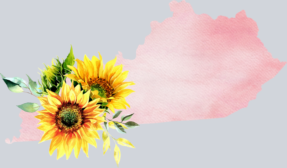 DTF Transfer Kentucky - Sunflower Watercolor