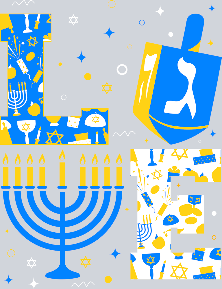 DTF Transfer Hanukkah - Love