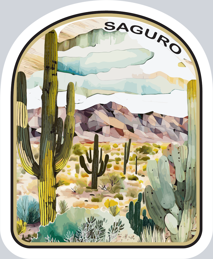 DTF Transfer National Parks - Saguro