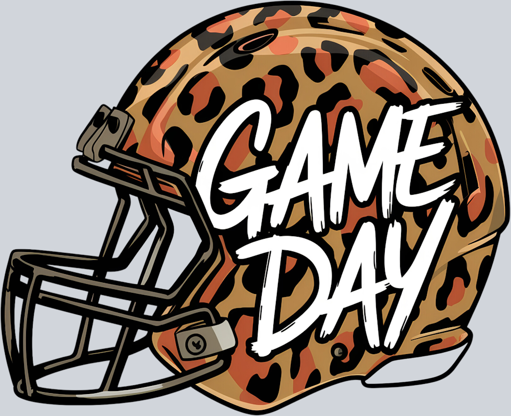 DTF Transfer Football - Game Day Helmet