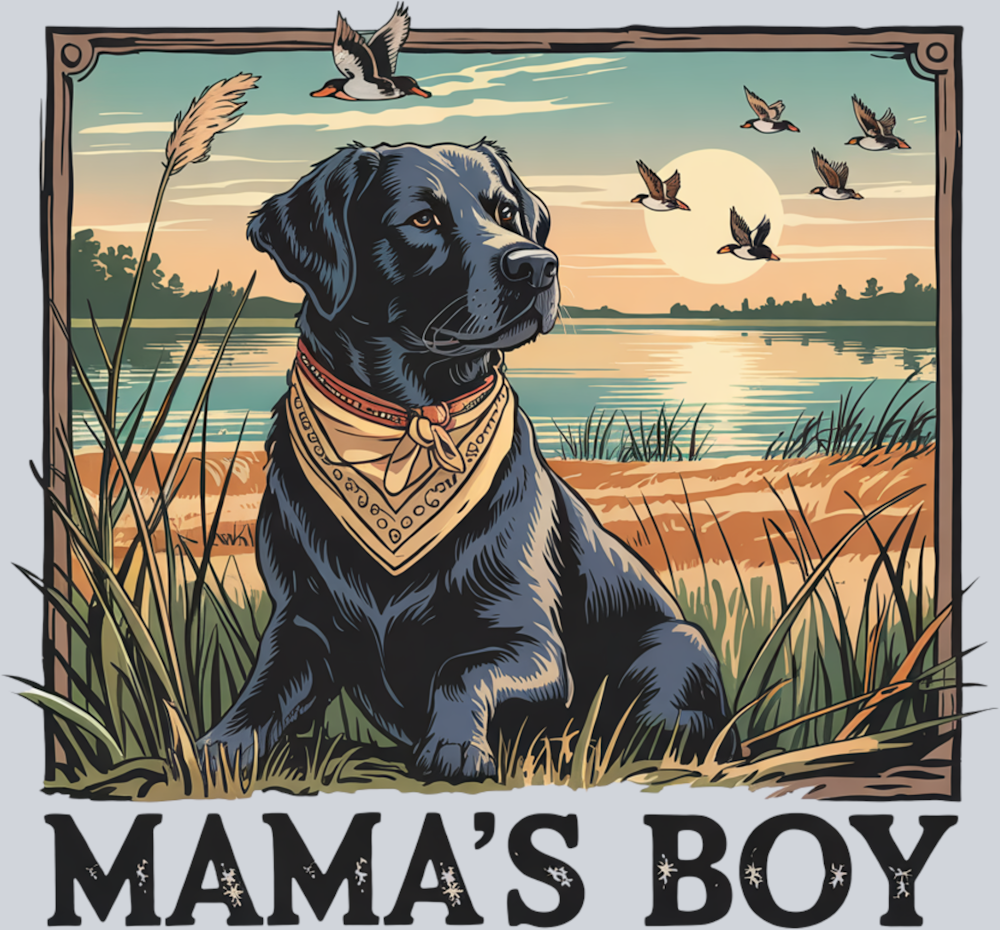DTF Transfer Hunting - Mama's Boy