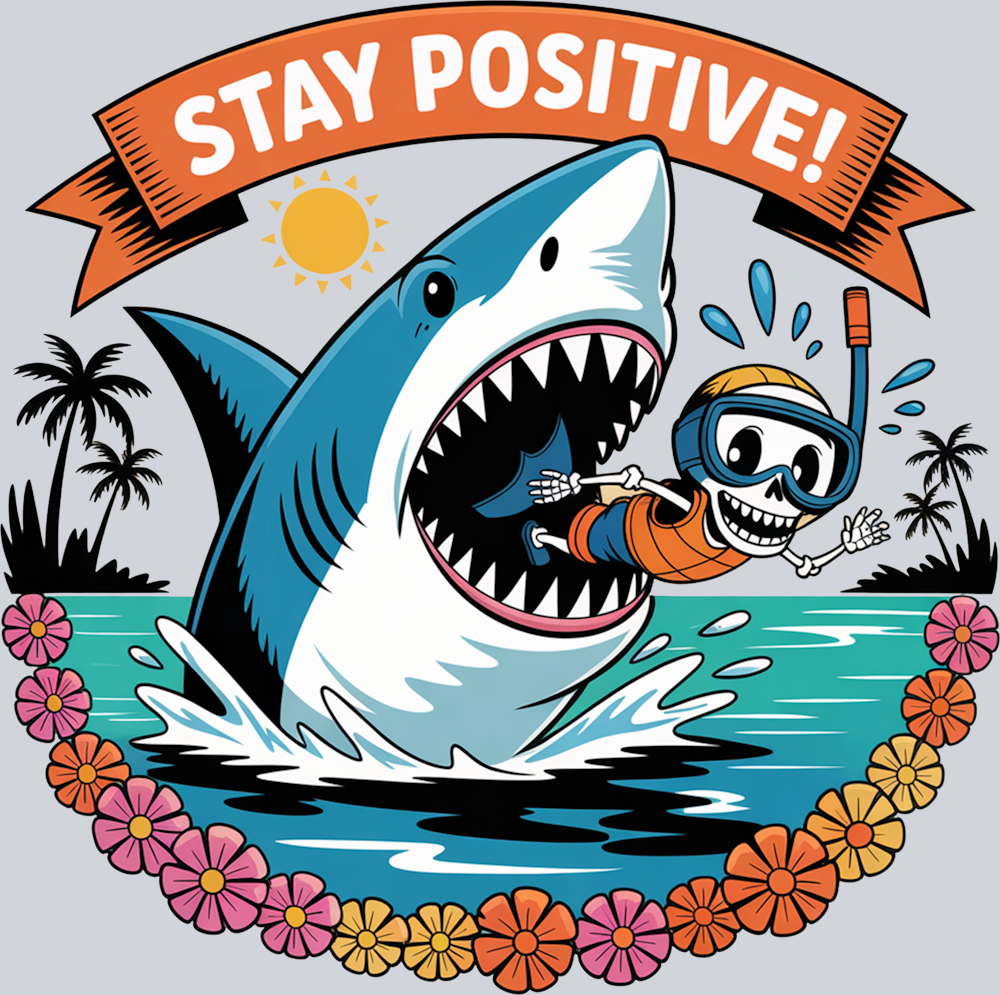 DTF Transfer Mental Health - Stay Positive