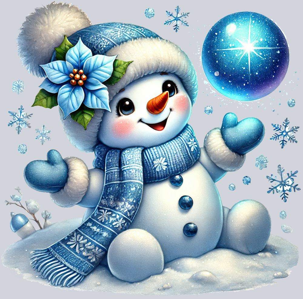 DTF Transfer Christmas - The Snow Orb