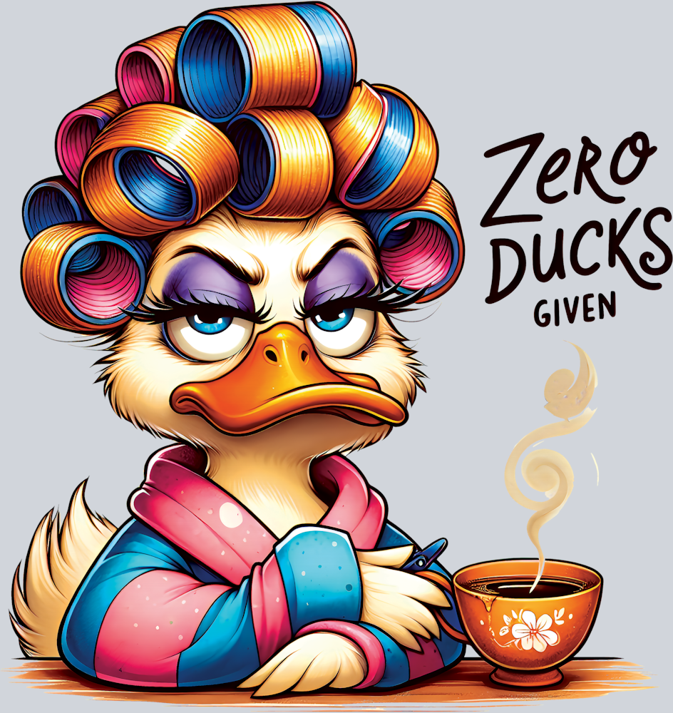 DTF Transfer Fowl - Zero Ducks Given