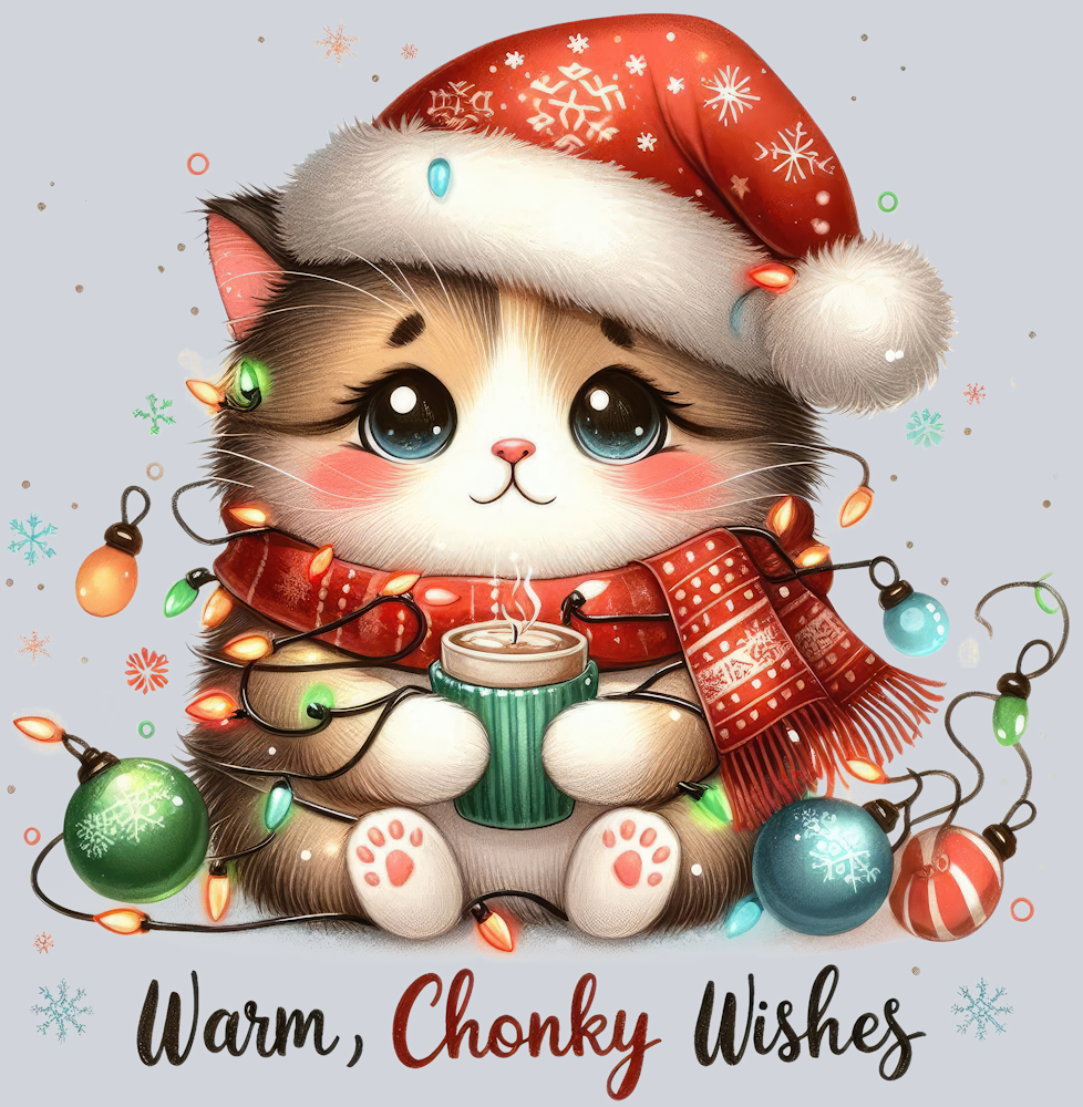 DTF Transfer Christmas - Warm, Chonky Wishes