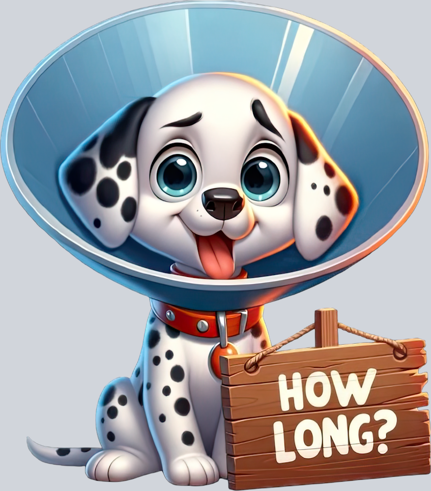 DTF Transfer Dogs - How Long Dalmatian
