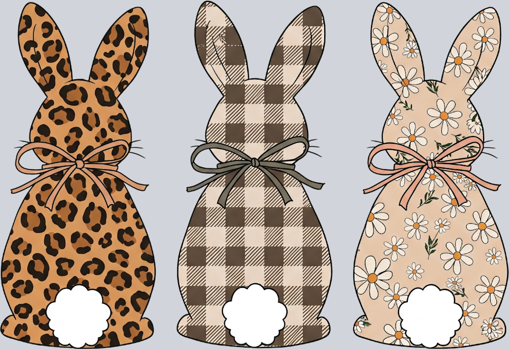 DTF Transfer Easter - Bunnies