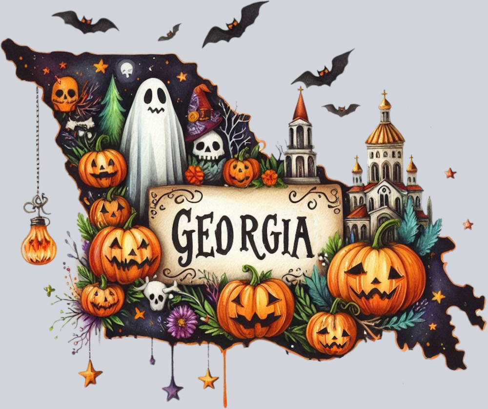 DTF Transfer Halloween States - Georgia
