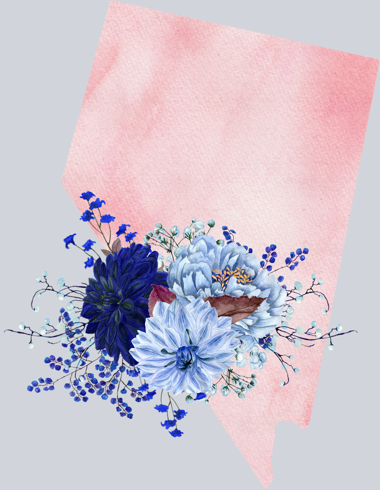 DTF Transfer Nevada - Flowers Watercolor