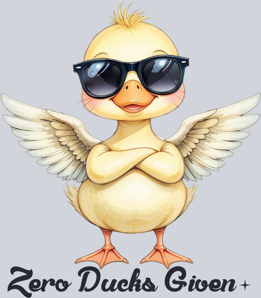 DTF Transfer Fowl - Zero Ducks Given
