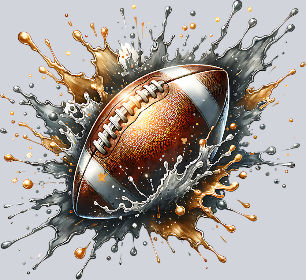 DTF Transfer Football - In the Paint