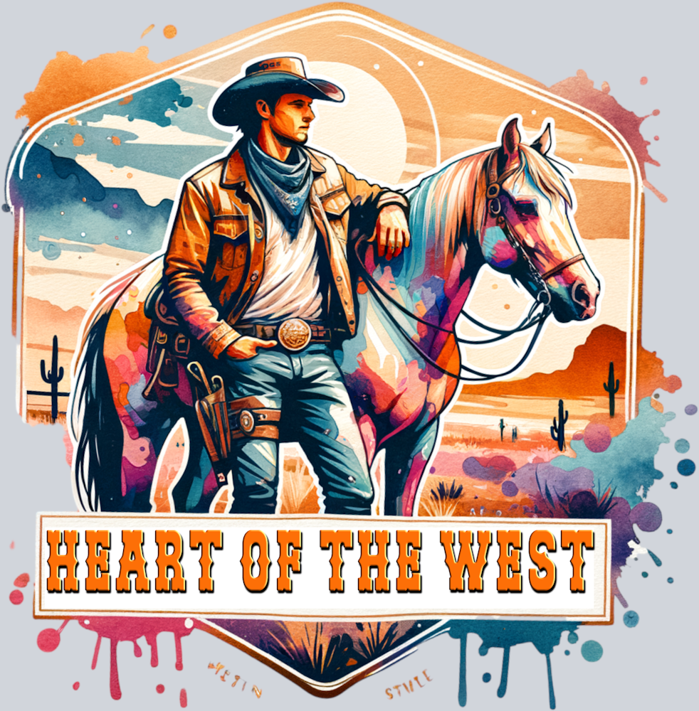 DTF Transfer Western - Heart of the West