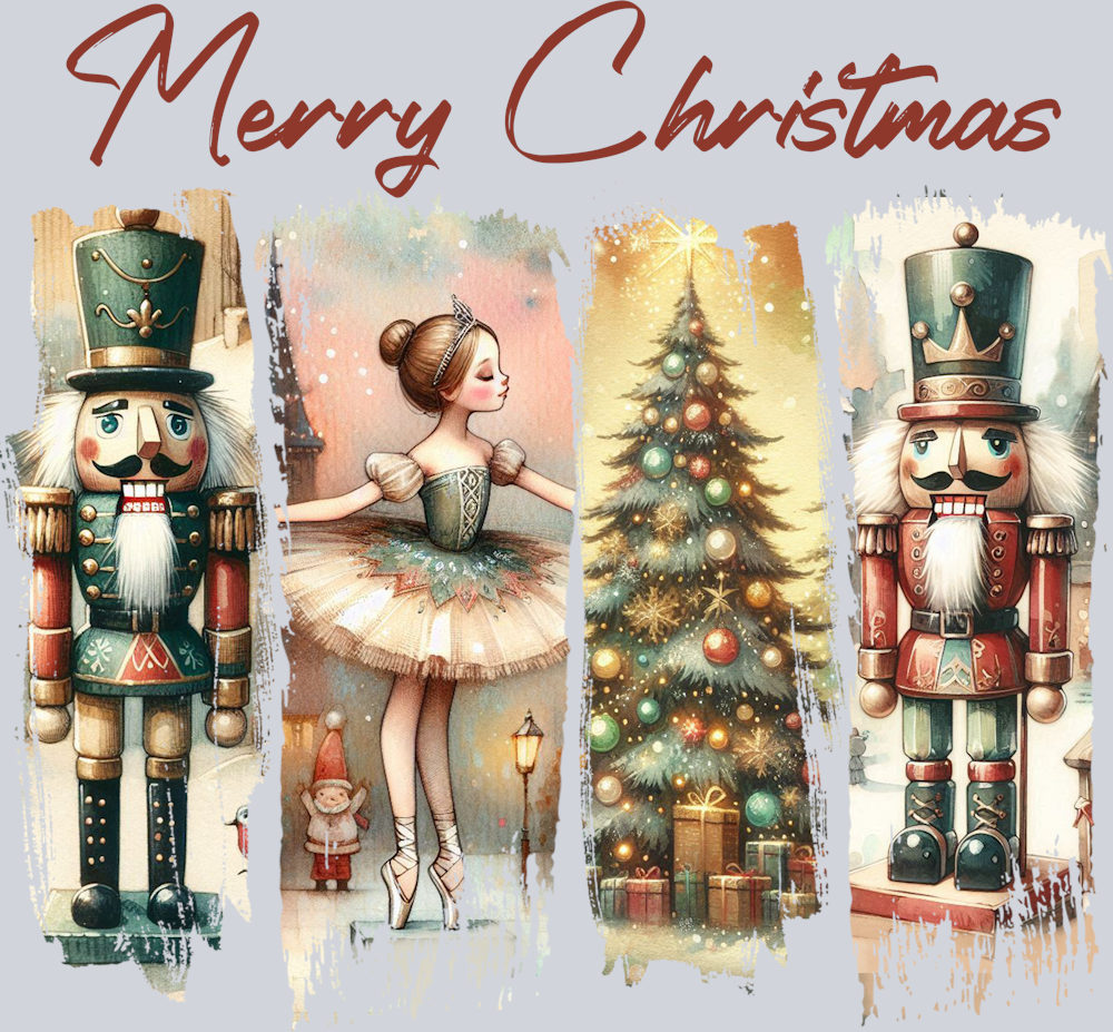 DTF Transfer Christmas - Merry Christmas Panels