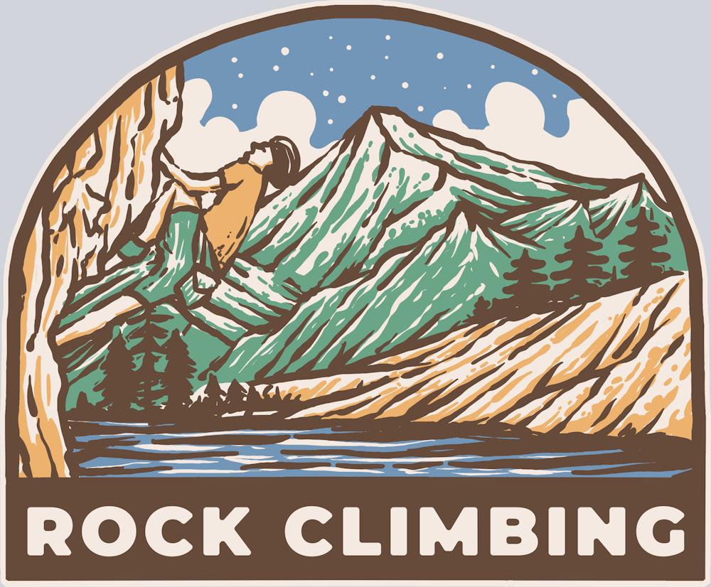 DTF Transfers Rock Climbing