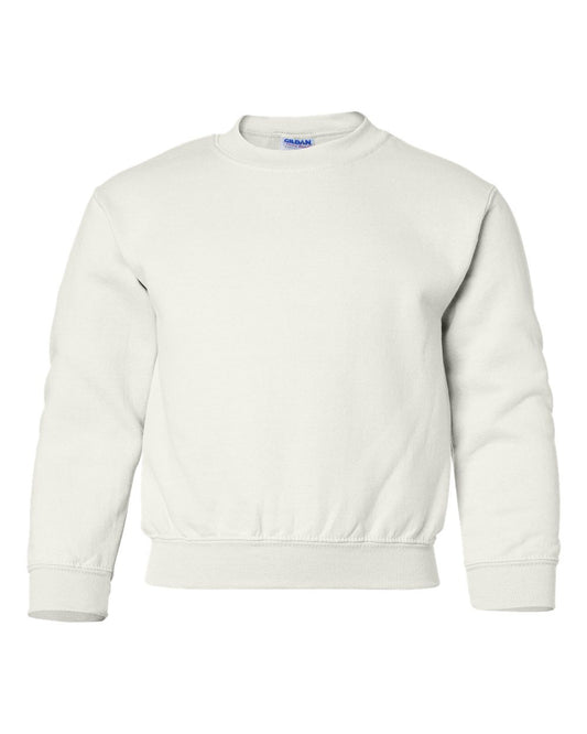 Gildan - Heavy Blend Youth Sweatshirt - 18000B (White)