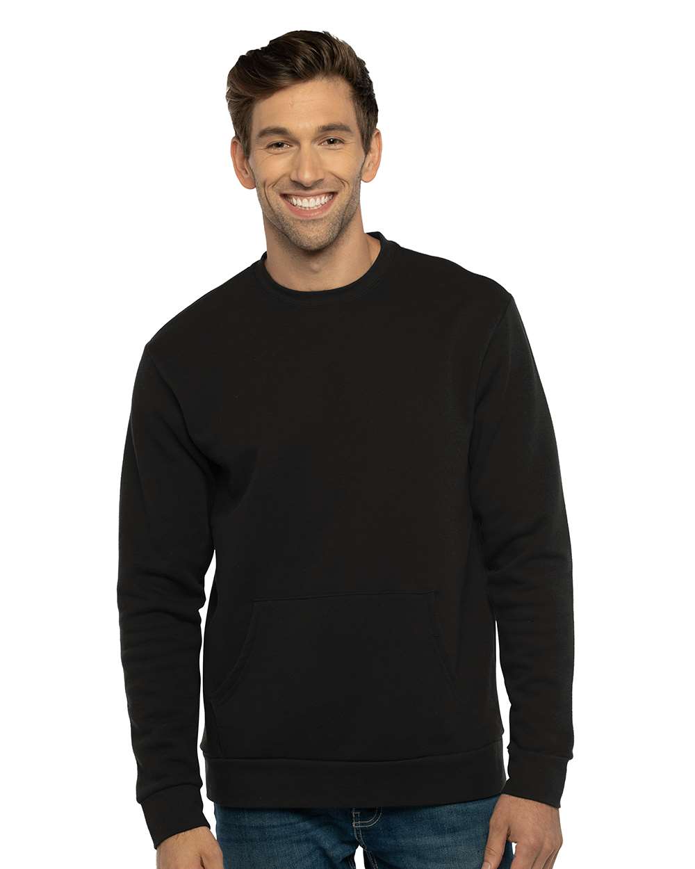 Next Level - Pocket Crewneck Sweatshirt