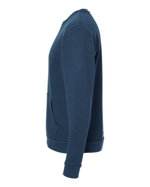 Next Level - Pocket Crewneck Sweatshirt (Midnight Navy) - 9001