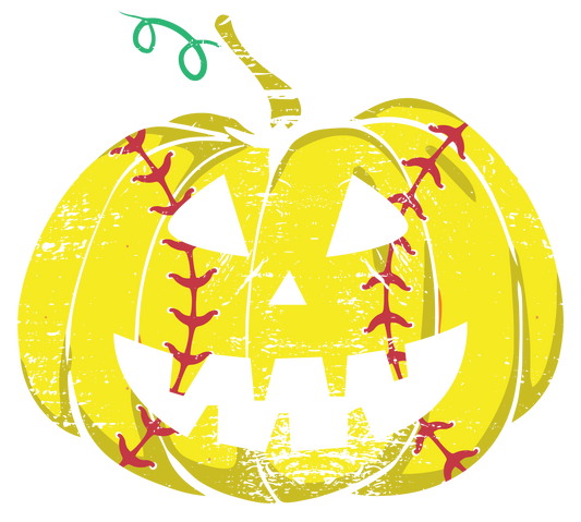 DTF Transfer - Softball Pumpkin (BBALL37)